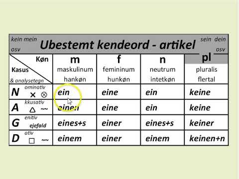 Ubestemt Kendeord (video)