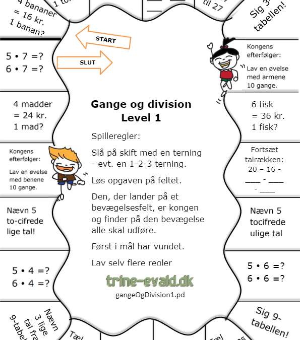 Gange og Division1