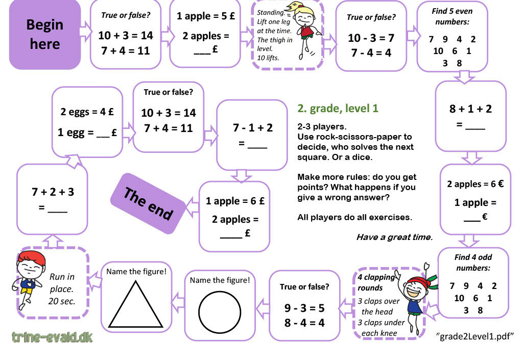 2. grade, Level 1