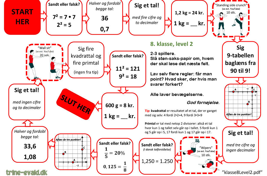 8. klasse, Level 2