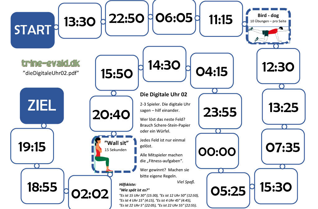 Die digitale Uhr 02