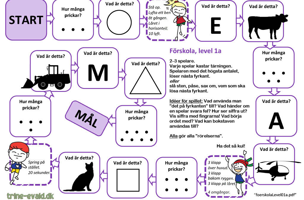 Förskola, Level 1a