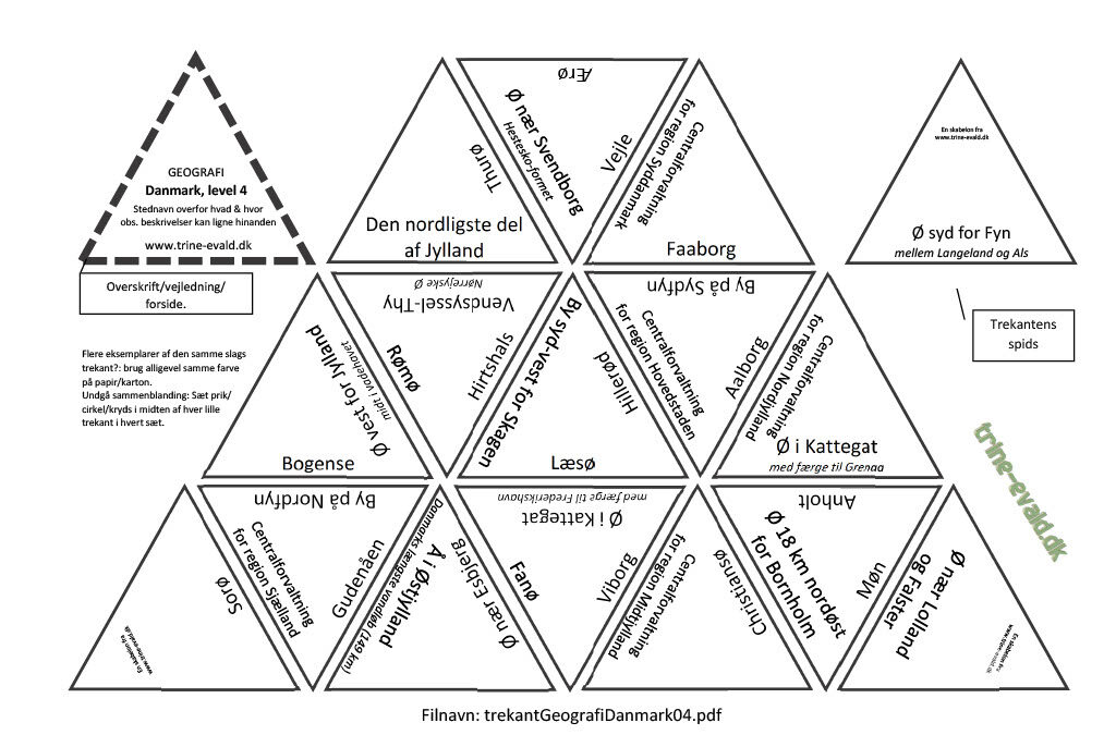 Trekant geografi Danmark 04