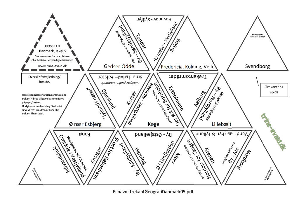 Trekant geografi Danmark 05