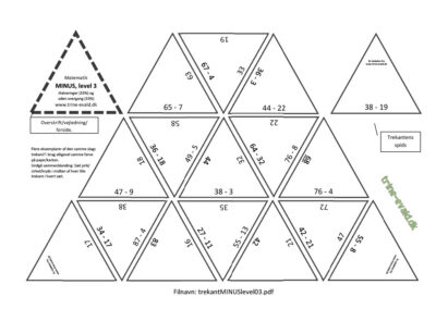 Trekant MINUS level 03