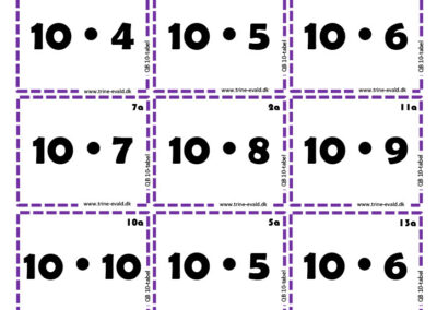 Q&B, 10 tabel