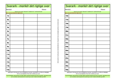 Multi-svarark PLUS