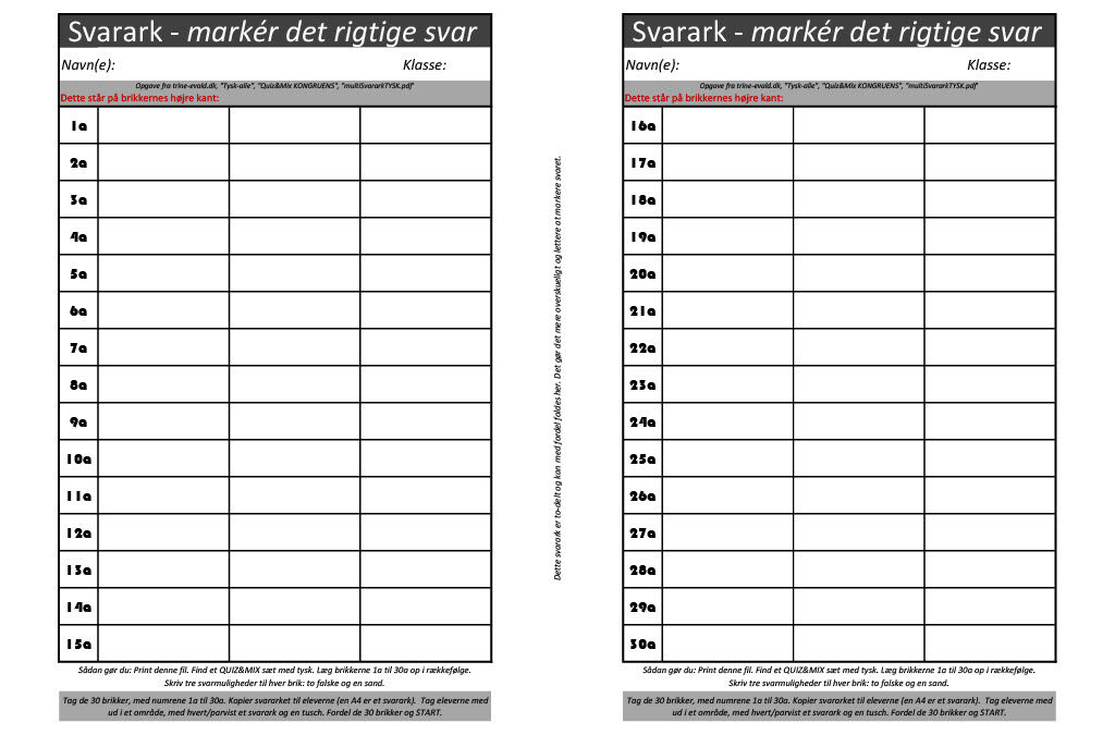 Multi-svarark TYSK