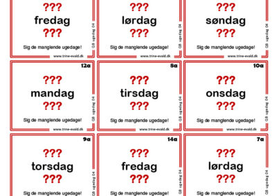 Q&B, Ugedag 04