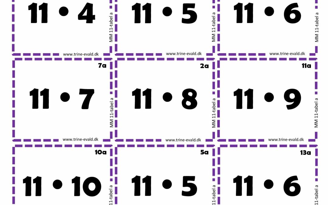 M&M, 11 tabel