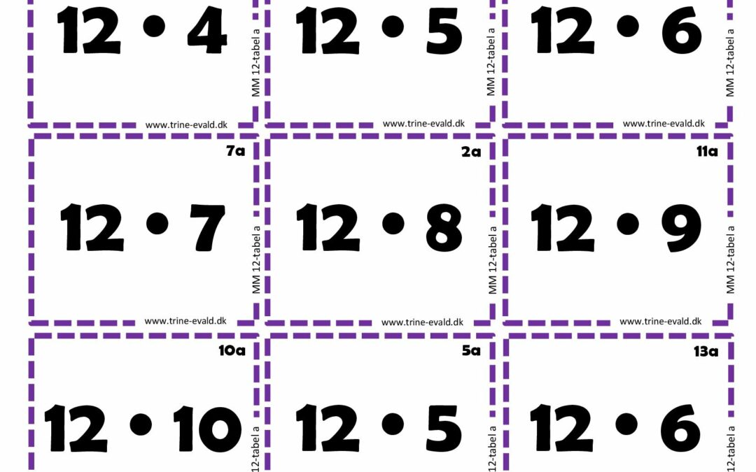 M&M, 12 tabel