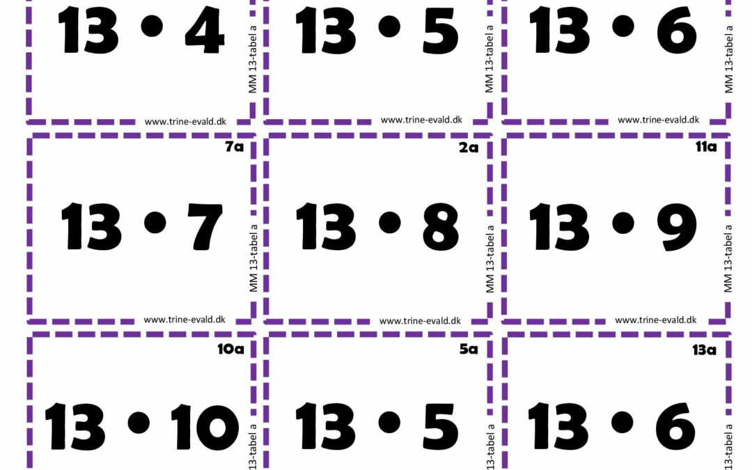 M&M, 13 tabel