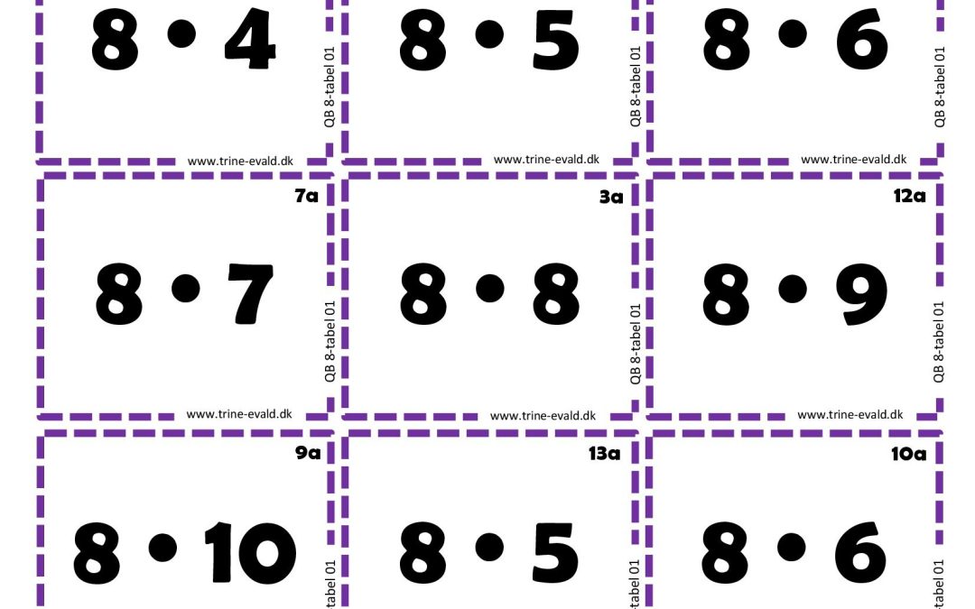 Q&B, 8 tabel 01