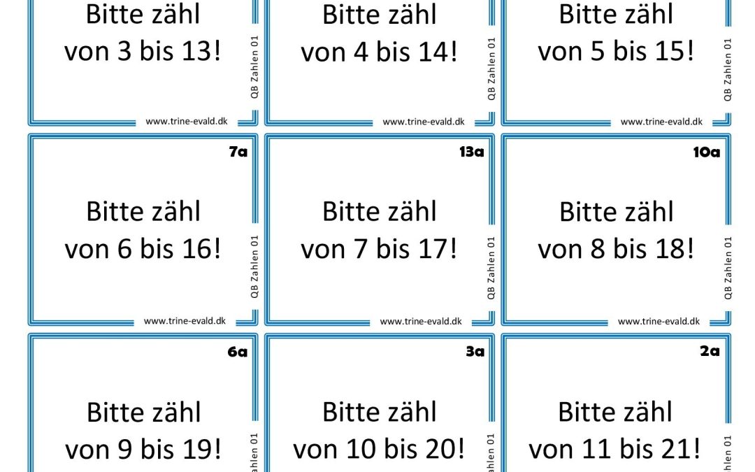 Q&B, Zahlen 01