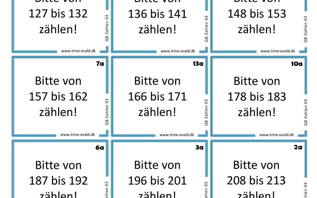 Q&B, Zahlen 03