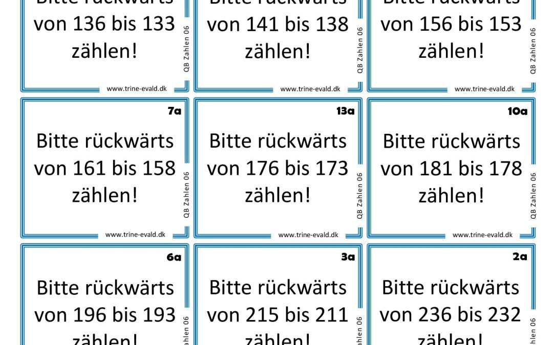 Q&B, Zahlen 06