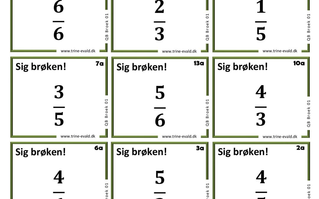 Q&B, Brøker 01
