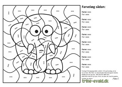 Farvelæg 01 Elefant