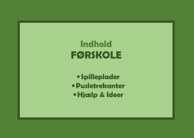 Forside FØRSKOLE