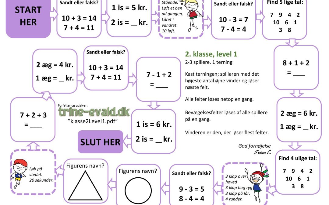 2. klasse, Level 1