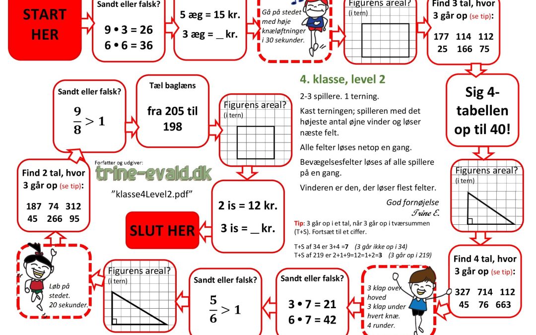 4. klasse, Level 2