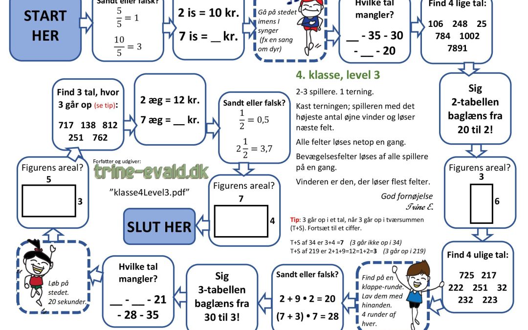 4. klasse, Level 3