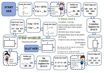 4. klasse, Level 3