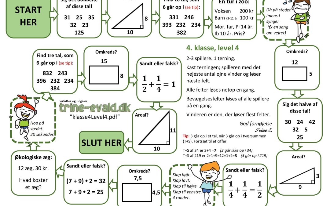 4. klasse, Level 4