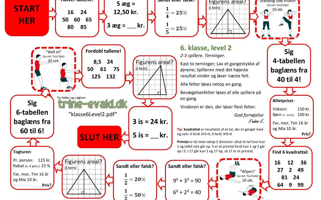 6. klasse, Level 2