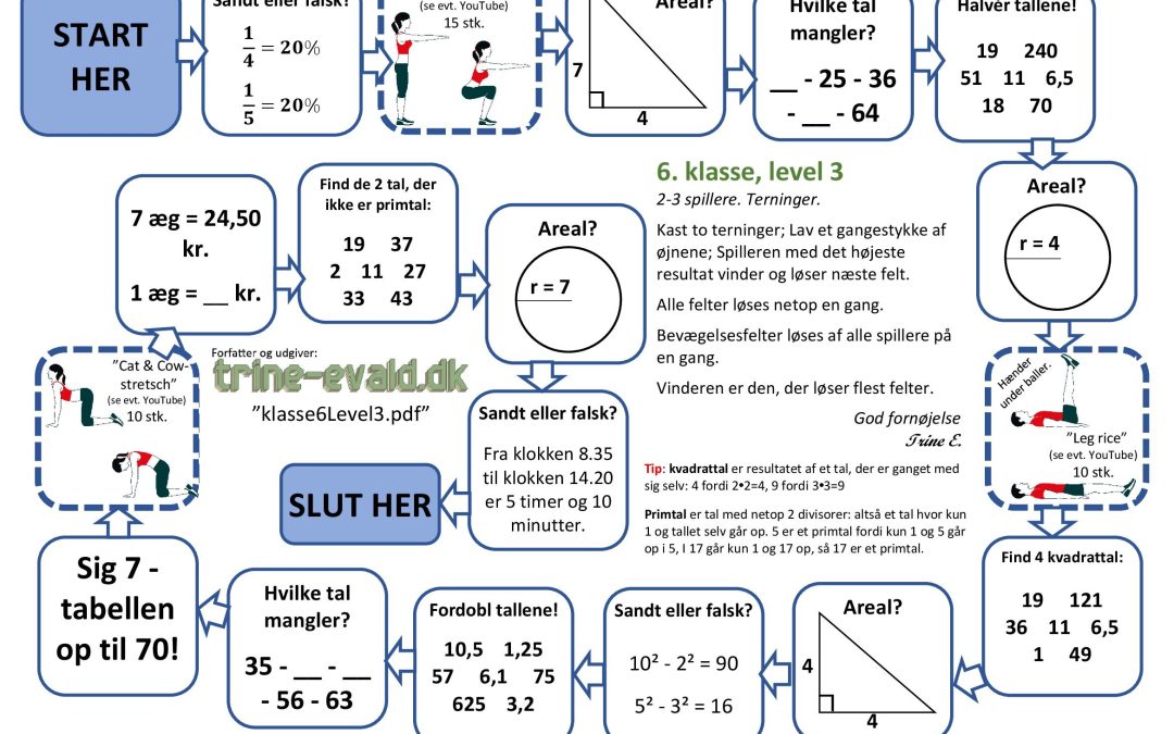 6. klasse, Level 3