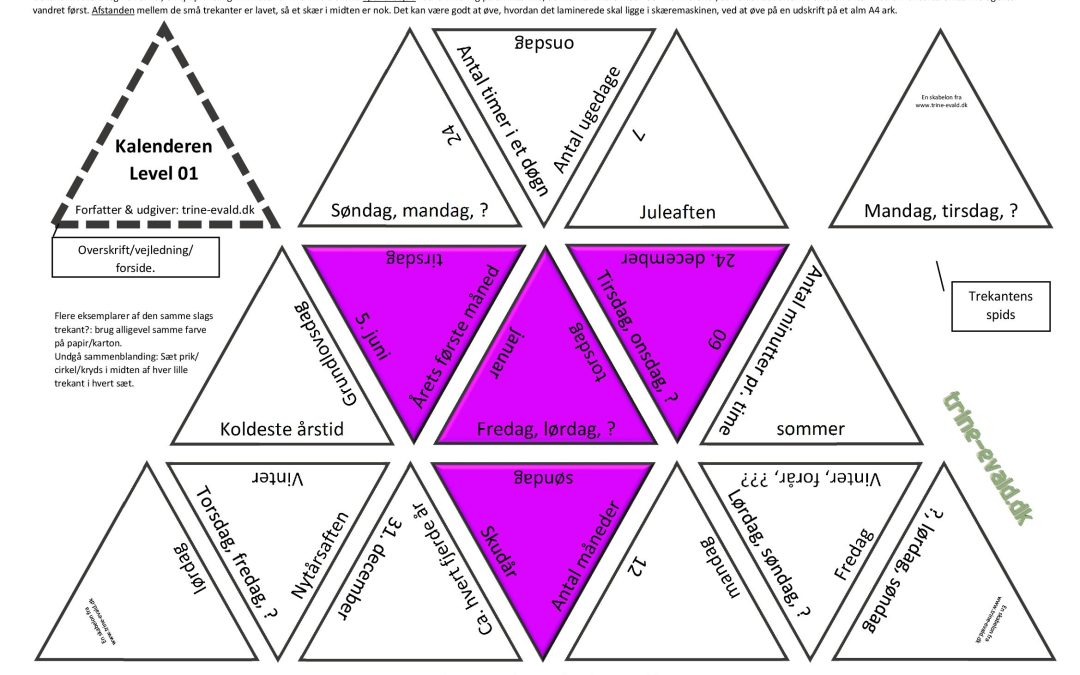 Trekant Kalender 01