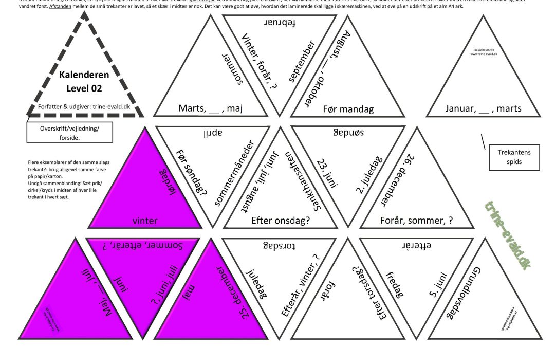 Trekant Kalender 02