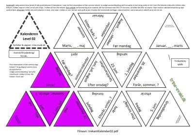 Trekant Kalender 02