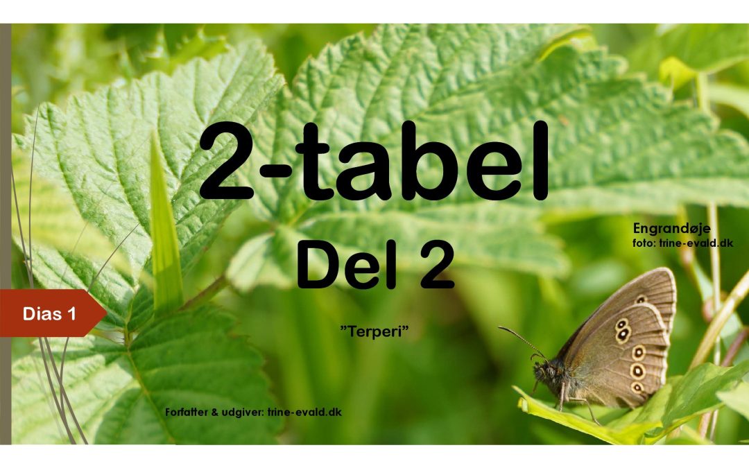 2-tabel, del 2