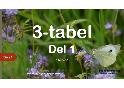 3-tabel, del 1