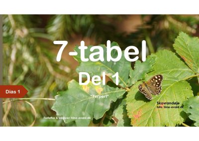 7-tabel, del 1