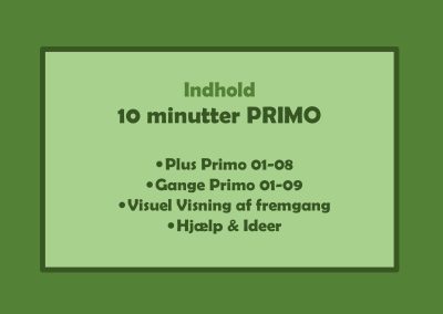 Forside 10 min. PRIMO