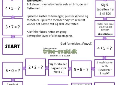 Tabel-spil 2-3-5-10