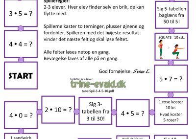 Tabel-spil 3-4-5-10