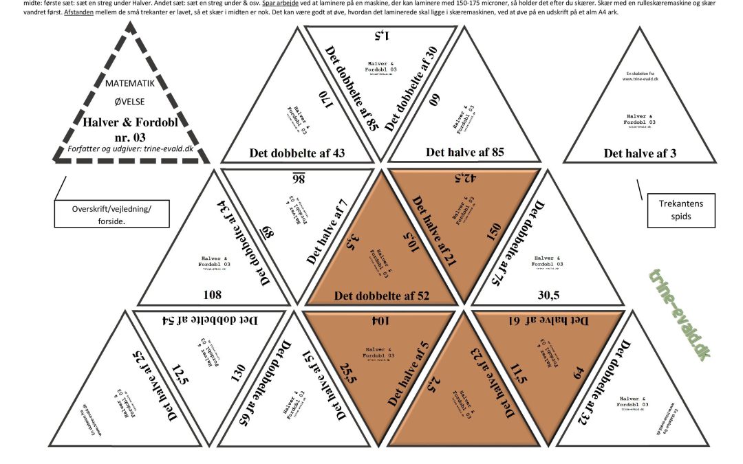 HalverFordobl 03 trekant