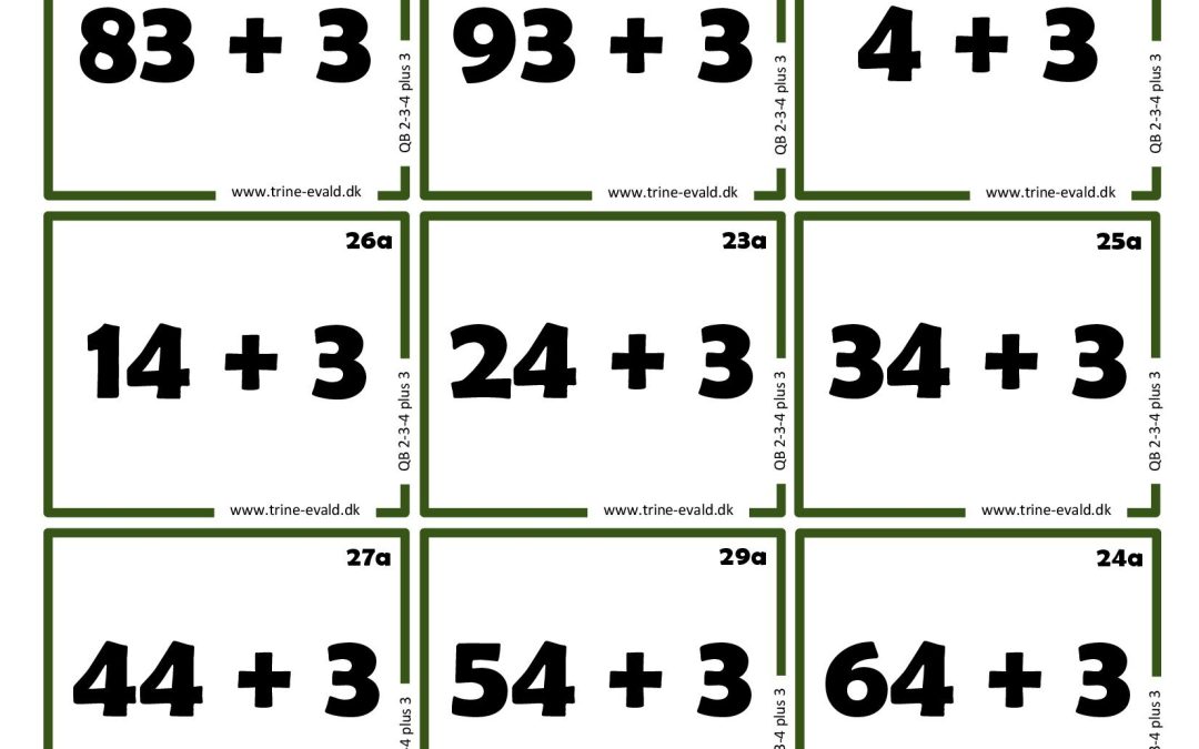 Q&B, 234 plus 3