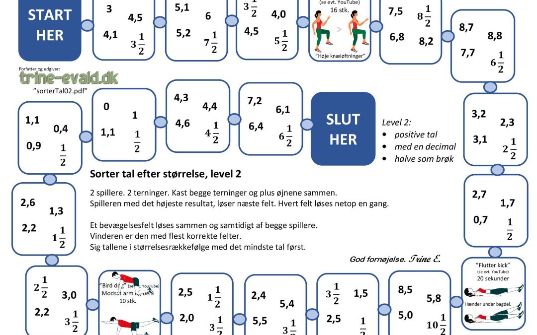 Sorter tal, Level 2