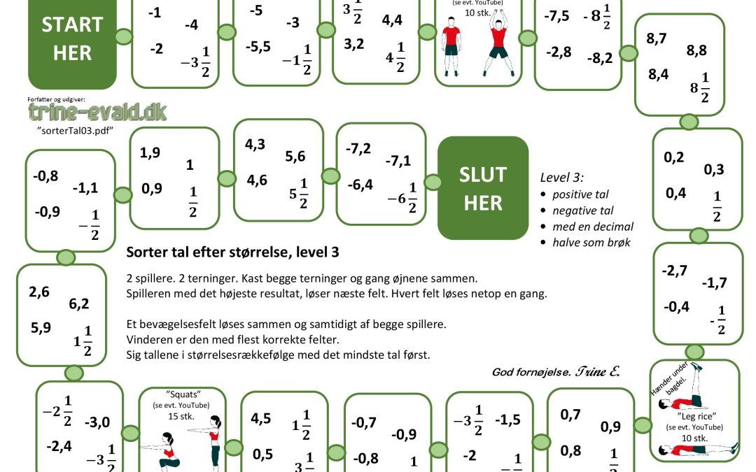 Sorter tal, Level 3