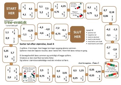 Sorter tal, Level 4