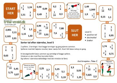 Sorter tal, Level 5