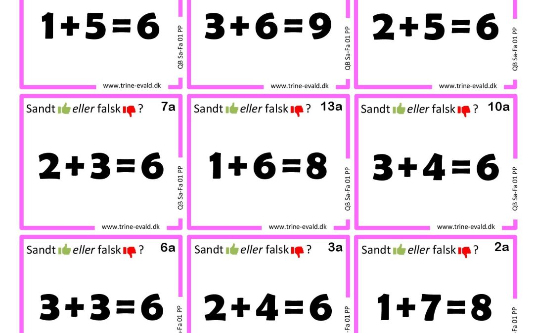 Q&B, Sandt-Falsk 01 PP & svarark