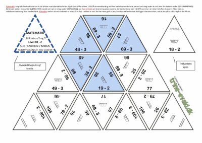 Subtraktion, Level 01, 5 stk.