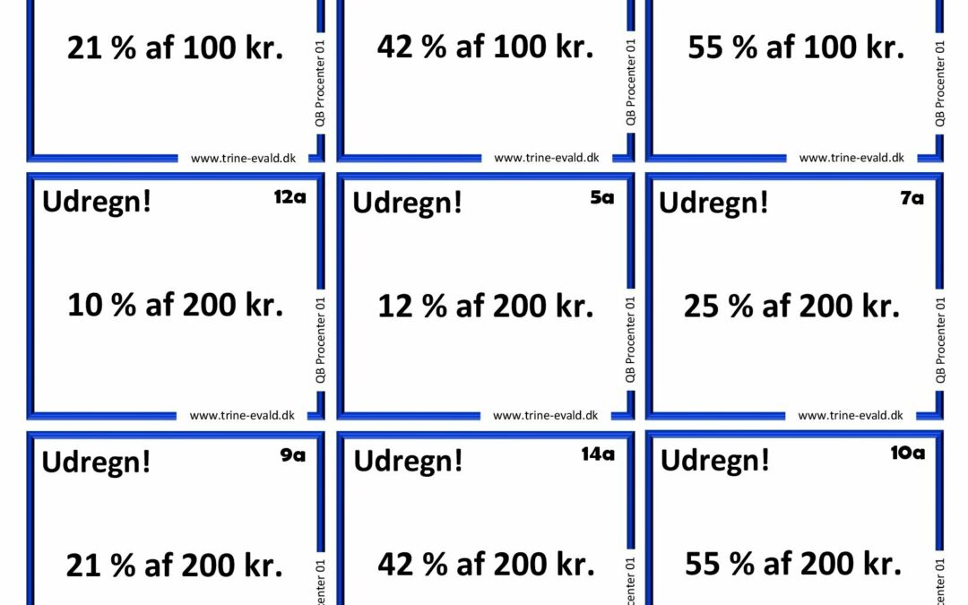 Q&B, Procent 01