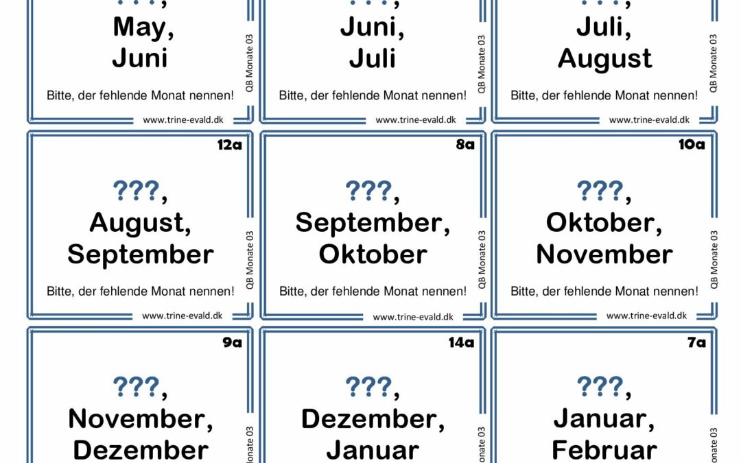 Q&B, Monat 03